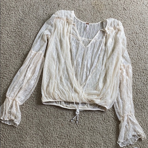 Free People Tops - Free people lace blouse